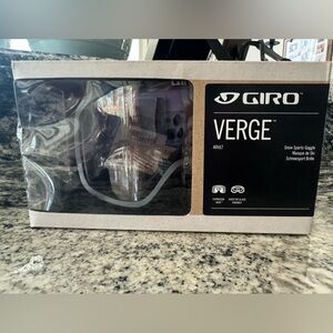 Giro Verge Adult Snow Goggles - Clear Lens, black Frame